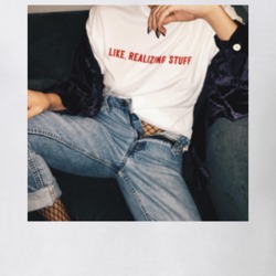 Kylie Jenner Year of Like Realizing Stuff Trendy T Shirt
