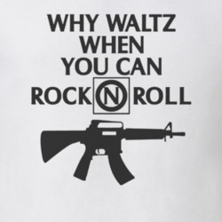 Why Waltz When You Can Rock and Roll The Lost Boys Movie Replica T Shi