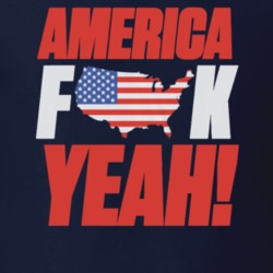 America Fuck Yeah Funny USA States T Shirt