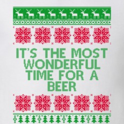 It's The Most Wonderful Time For a Beer Funny Christmas T Shirt