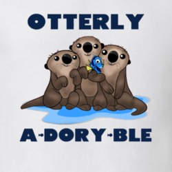 Otterly A-Dory-Ble Adorable Finding Dory Nemo Movie T Shirt