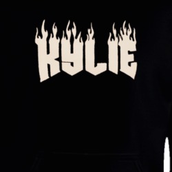 Kylie Jenner Fire Flames Photoshoot Trendy Instagram Hoodie