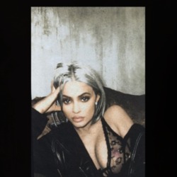 Kylie Jenner Photoshoot Lace and Leather Trendy Instagram T Shirt