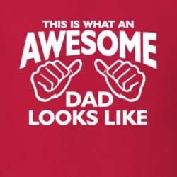 This is What An Awesome Dad Looks Like Gift Father T Shirt