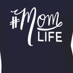 Hashtag Mom Life #MomLife Family Mother Gift Idea T Shirt