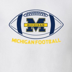 Michigan Wolverines Football Spirit Wear Fan T Shirt
