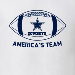 Dallas Cowboys Football America's Team Spirit Wear Fan T Shirt