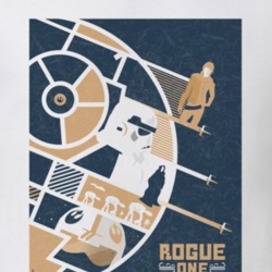 Rogue One Star Wars New Movie Poster Diego Jyn Cassian T Shirt