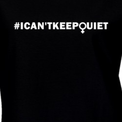 I Can't Keep Quiet Women's March Feminist Equality T Shirt