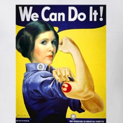 We Can Do It Leia Carrie Fisher Women's March Feminist Equality T Shir