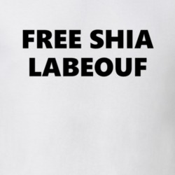 Free Shia LaBeouf Anti-Trump Actor Protest He Will Not Divide Us T Shi