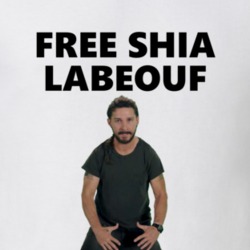 Free Shia LaBeouf Just Do It Anti-Trump Actor Protest T Shirt