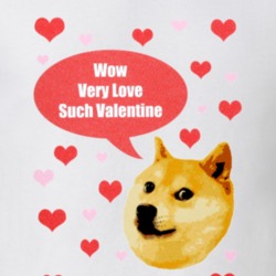 Wow Very Love Such Valentine Doge Meme Tumblr Valentine's Day Funny T 