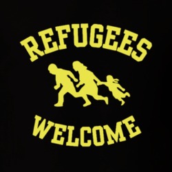 Refugees Welcome No One is Illegal Fuck Ban Trump Equality Political T