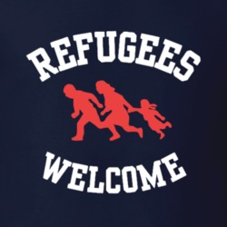Refugees Welcome No One is Illegal Fuck Ban Trump Equality Political T