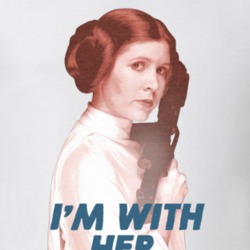 Carrie Fisher Leia Women's March I'm With Her Resistance Feminist T Sh