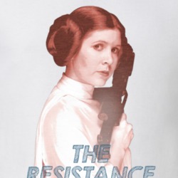 Carrie Fisher Leia Women's March Place in the Resistance Feminist T Sh