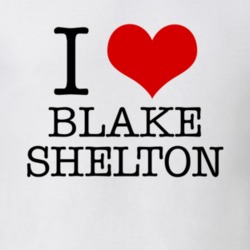 I Heart Love Blake Shelton Country Musician Music Gift Idea T Shirt