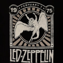 Zeppelin Classic Rock Band Symbols Vintage Worn Tour Music T Shirt