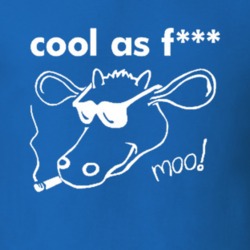 Cool As Fuck Inspiral Carpets Moo! Band Music Cow EP Replica Gift T Sh