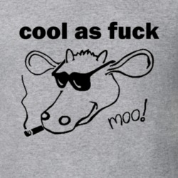Cool As Fuck Inspiral Carpets Moo! Band Music Cow EP Replica Gift T Sh