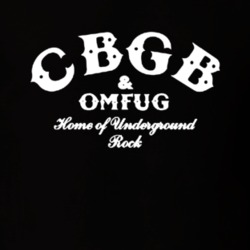 CBGB & OMFUG NYC Punk Underground Rock Iconic Band Replica T Shirt