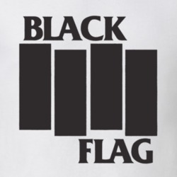 Flag Black Music Punk Rock Replica Band T Shirt