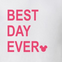 Best Day Ever Replica Mickey Mouse Disney World Happily Vacation Princ