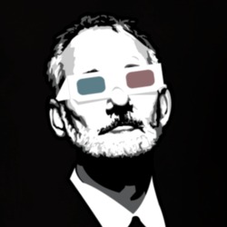 William Murray in 3D Glasses Actor Comedian Funny T Shirt