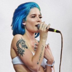 Halsey Pop Singer Badlands Ashley Ghost Alternative Music T Shirt