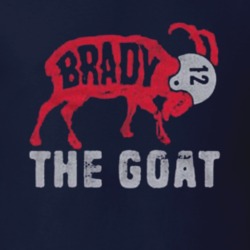 Patriots Brady GOAT Superbowl LI Win Champions Football Fan T Shirt