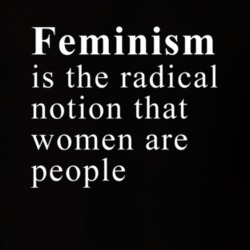 Feminism is the Radical Notion that Women Are People Replica Women's M