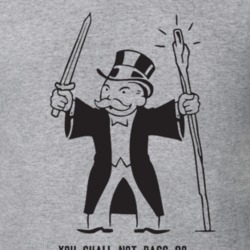 You Shall Not Pass Go Funny Monopoly Gaming Boardgame T Shirt