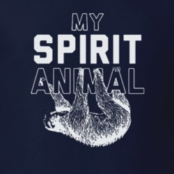 My Spirit Animal Sloth Funny Meme Tumblr Gift T Shirt