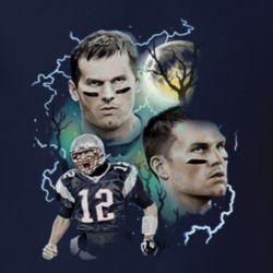 Tom Brady Patriots Mysterious Instagram Replica football Fan T Shirt
