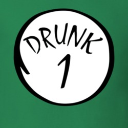Drunk 1 Drinking St Patrick's Paddy's Day Funny Team T Shirt