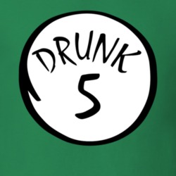Drunk 5 Drinking St Patrick's Paddy's Day Funny Team T Shirt