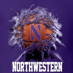 Northwestern Basketball March NCAA Madness Fan T Shirt