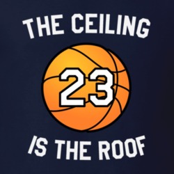 The Ceiling is the Roof North Carolina National Champions 2017 Basketb
