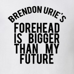 Brendon Urie Panic! at the Disco Forehead Funny Music Band T Shirt