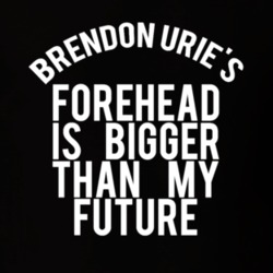 Brendon Urie Panic! at the Disco Forehead Funny Music Band T Shirt