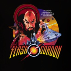 Flash Gordon TV Ming Movie Vintage Worn 80's 90's Gift T Shirt