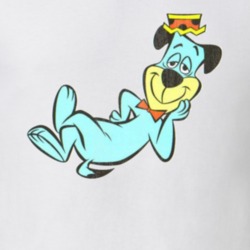 Huckleberry Hound Retro Cartoon Character Worn Look Gift T Shirt