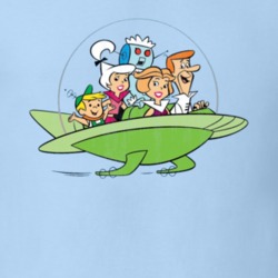 The Jetsons Retro Cartoon Character Worn Look Gift T Shirt