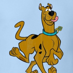 Scooby Doo TV Retro Cartoon Character Worn Look Gift T Shirt