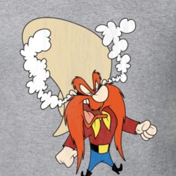 Yosemite Sam Retro Cartoon Character Worn Look Gift T Shirt