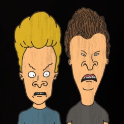 Beavis and Butt Head Retro Cartoon Character Worn Look Gift T Shirt