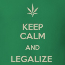 Keep Calm Go Green 420 Weed Stoner Marijuana Legalize Pot Leaf Gift T 
