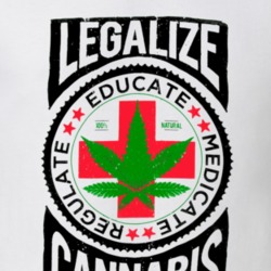Legalize Cannabis Go Green 420 Weed Stoner Marijuana Pot Leaf Gift T S