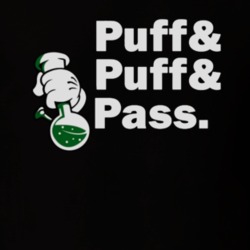 Puff Pass Go Green 420 Weed Stoner Marijuana Legalize Pot Leaf Gift T 